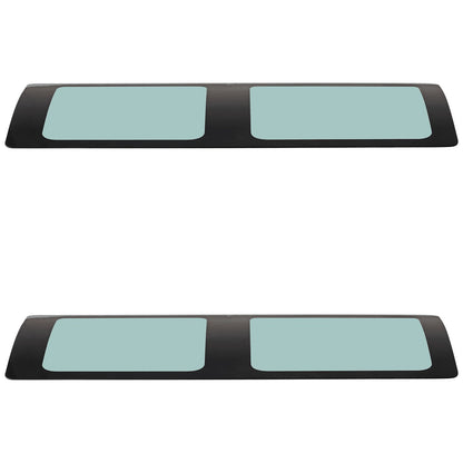 Set of 2 Rear Door Glasses for Chevy Savana 2500