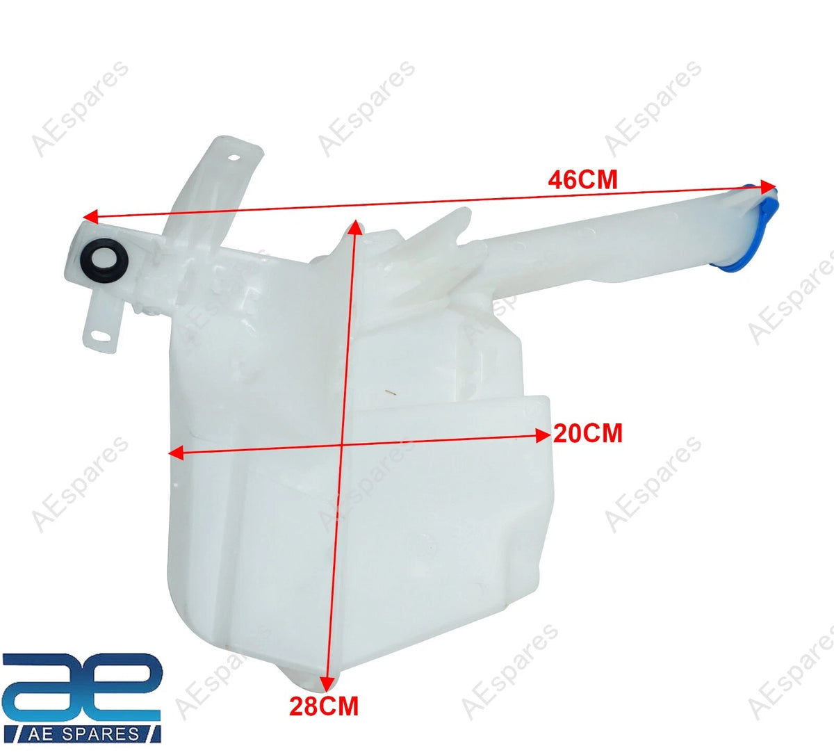 Windshield Washer Reservoir Assembly for Hyundai Grand i10 (2014–2020) 98620B4000