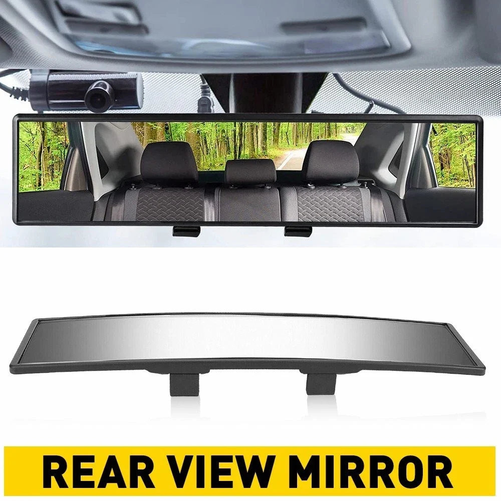 Wide Angle Convex Interior Clip On Rear View Mirror for Universal (270MM)