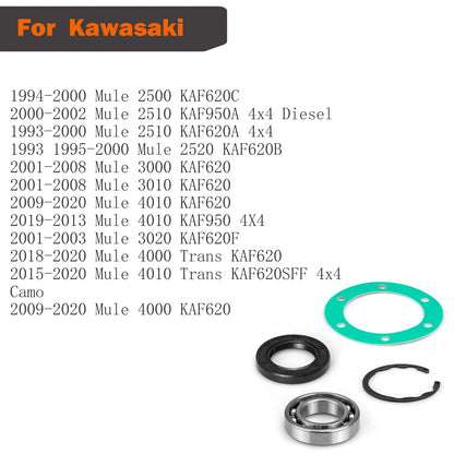 Rear Axle Bearing Seal Gasket for Kawasaki Mule 2510 2520 4000 4010 (1998–2009) 92045-1208