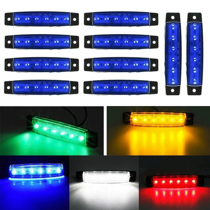 10x Blue LED Rock Lights for Jeep Truck ATV UTV (Offroad Underbody Kit)