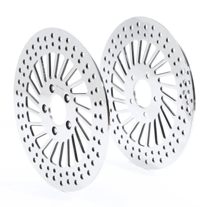 Set of 2 Brake Rotors for Harley Sportster 883 1200 (2000–2013)