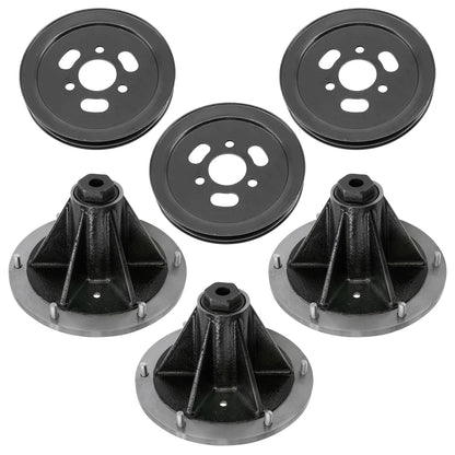 60" Deck Spindles with Pulleys for Toro Z Master 5000 (SD2333+PY2973)