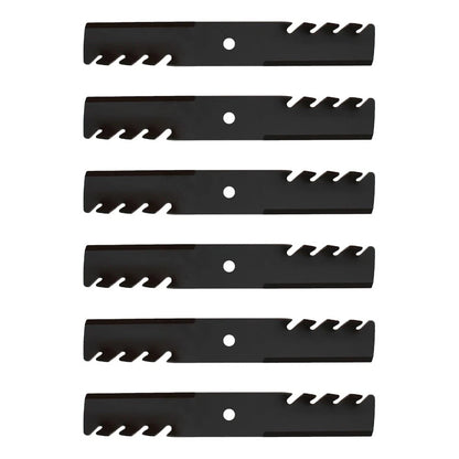 Mulching Blade Set of 6 for Exmark Lazer CT Lazer HP Lazer Z Metro