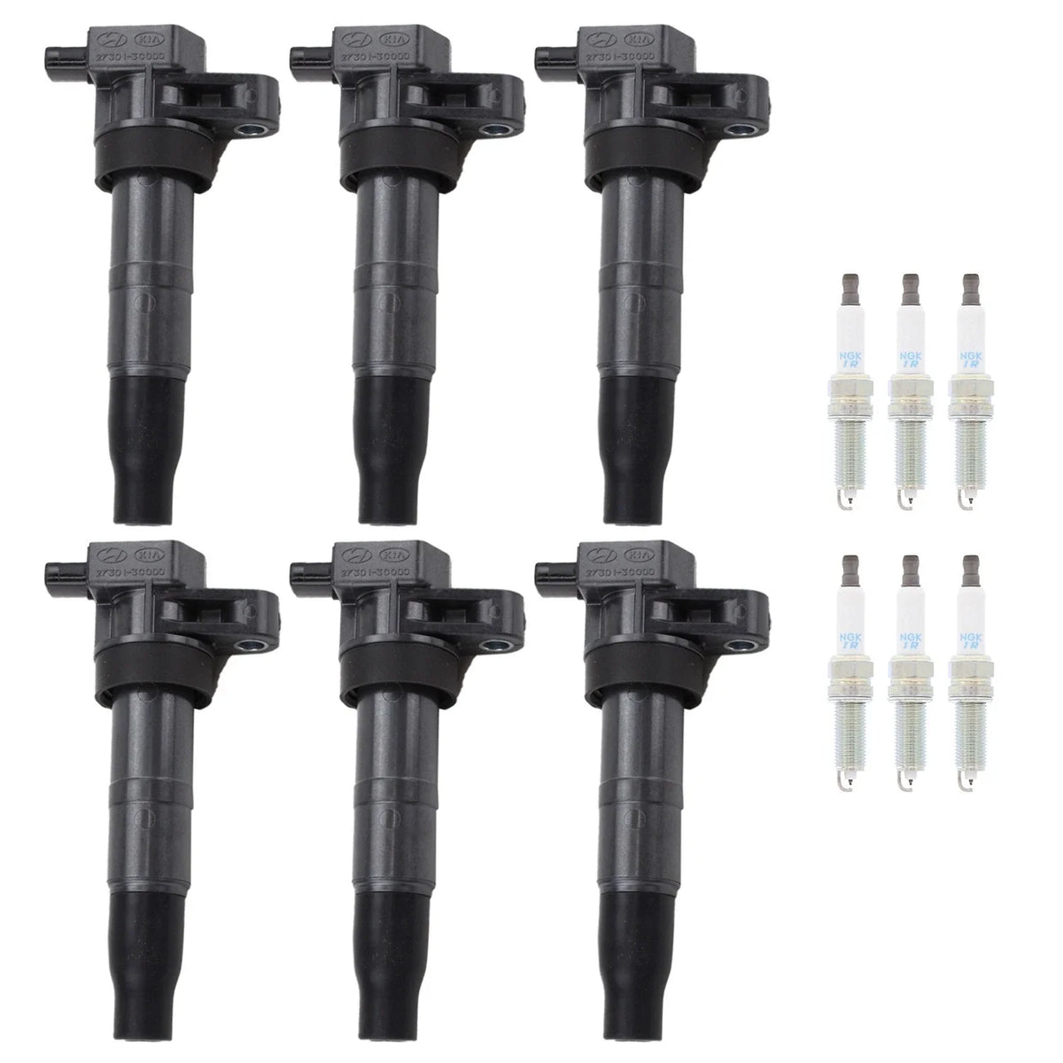 Set of 6 Ignition Coils & Spark Plugs for Cadenza V6 (2014–2019)