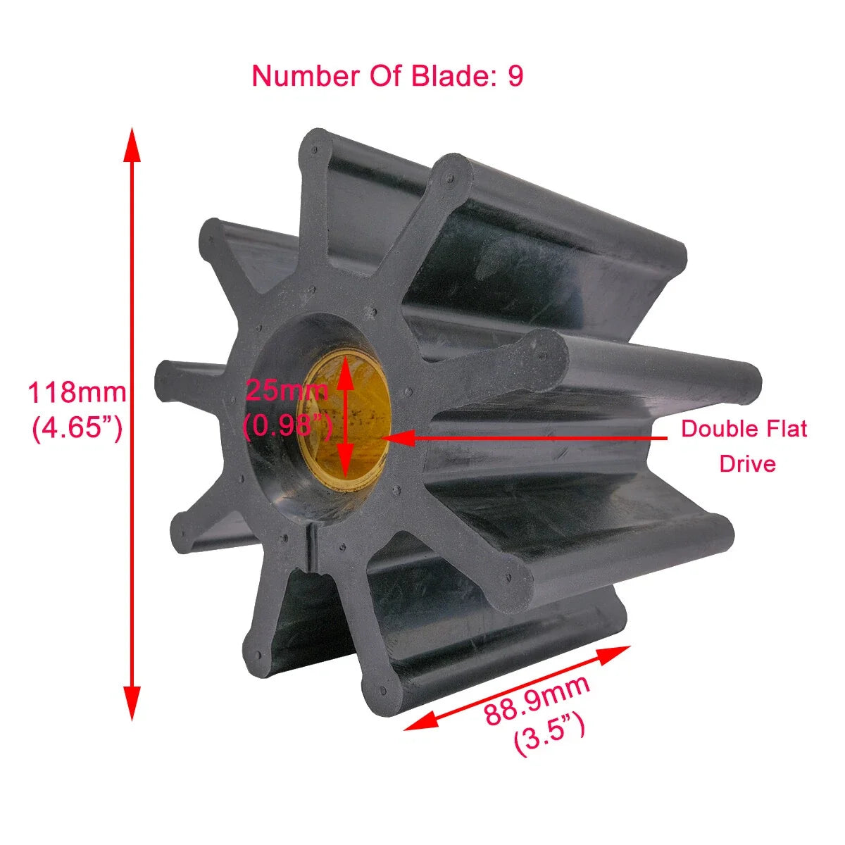 Water Pump Impeller Kit for Caterpillar (7E-3022, 9Y5427)