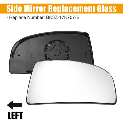 Driver Left Side Mirror Glass for Ford Transit 150 (2015–2023)