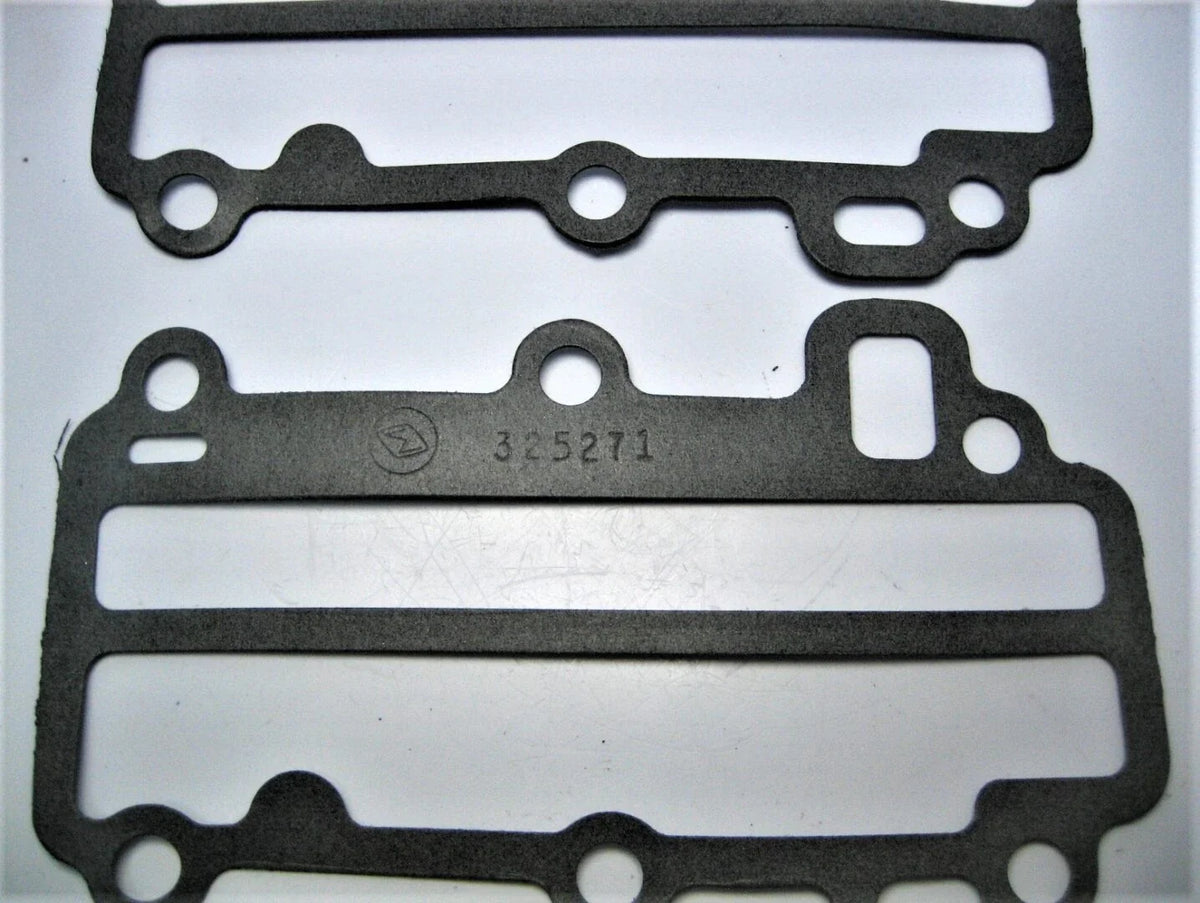 Set of 2 Crankcase Cover Gaskets for Evinrude Johnson Outboard (OEM 325271)