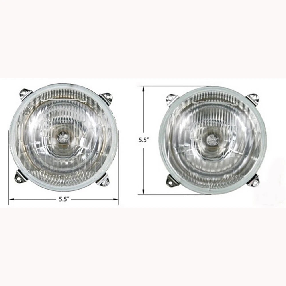 Pair of Headlights for Massey Ferguson Tractor 158 20D 50H 290 595