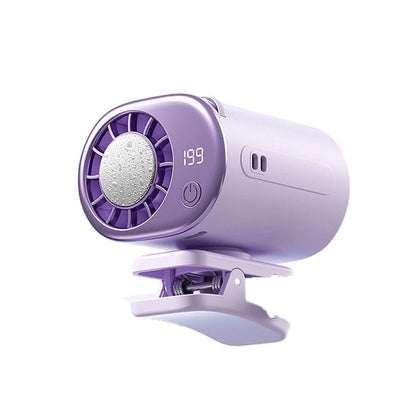 Portable Car Clip Air Conditioner Fan 360° Rotation USB Rechargeable