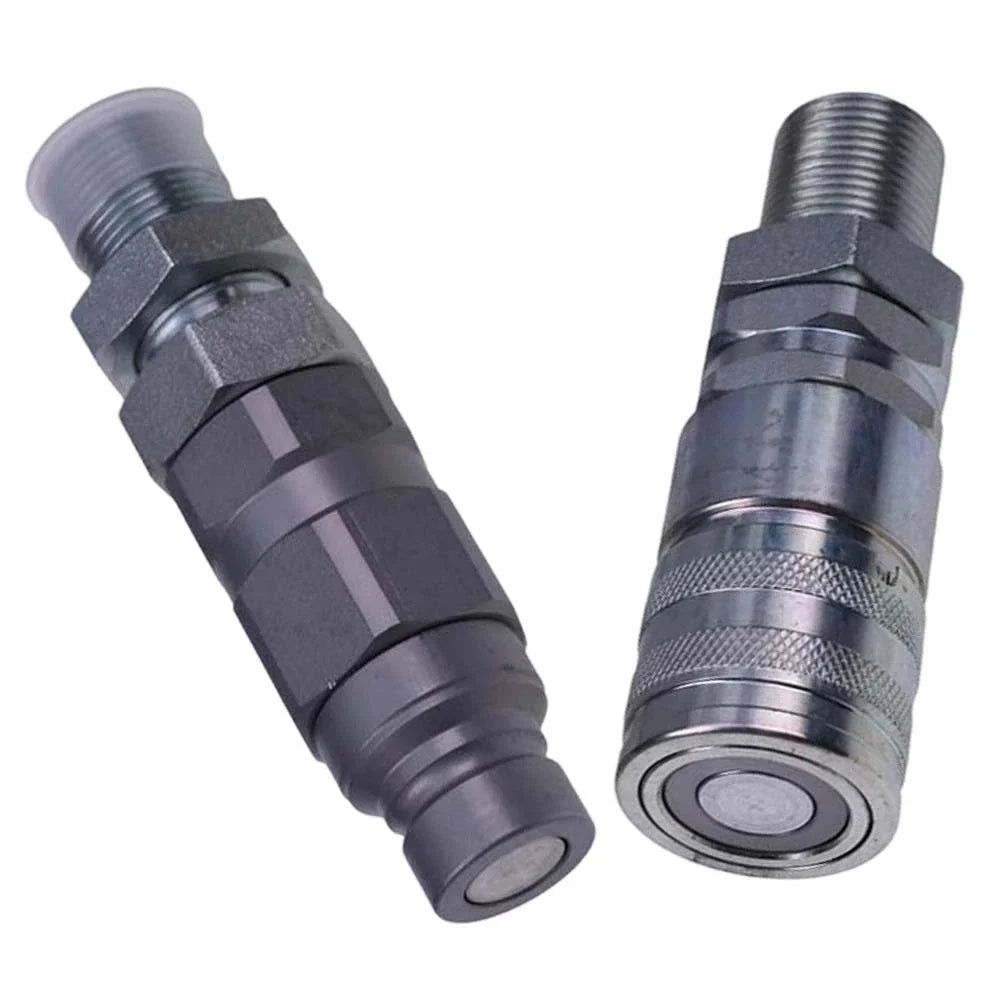 Flat Face Coupler Kit for Caterpillar 416F 420F 430F 906H 907H