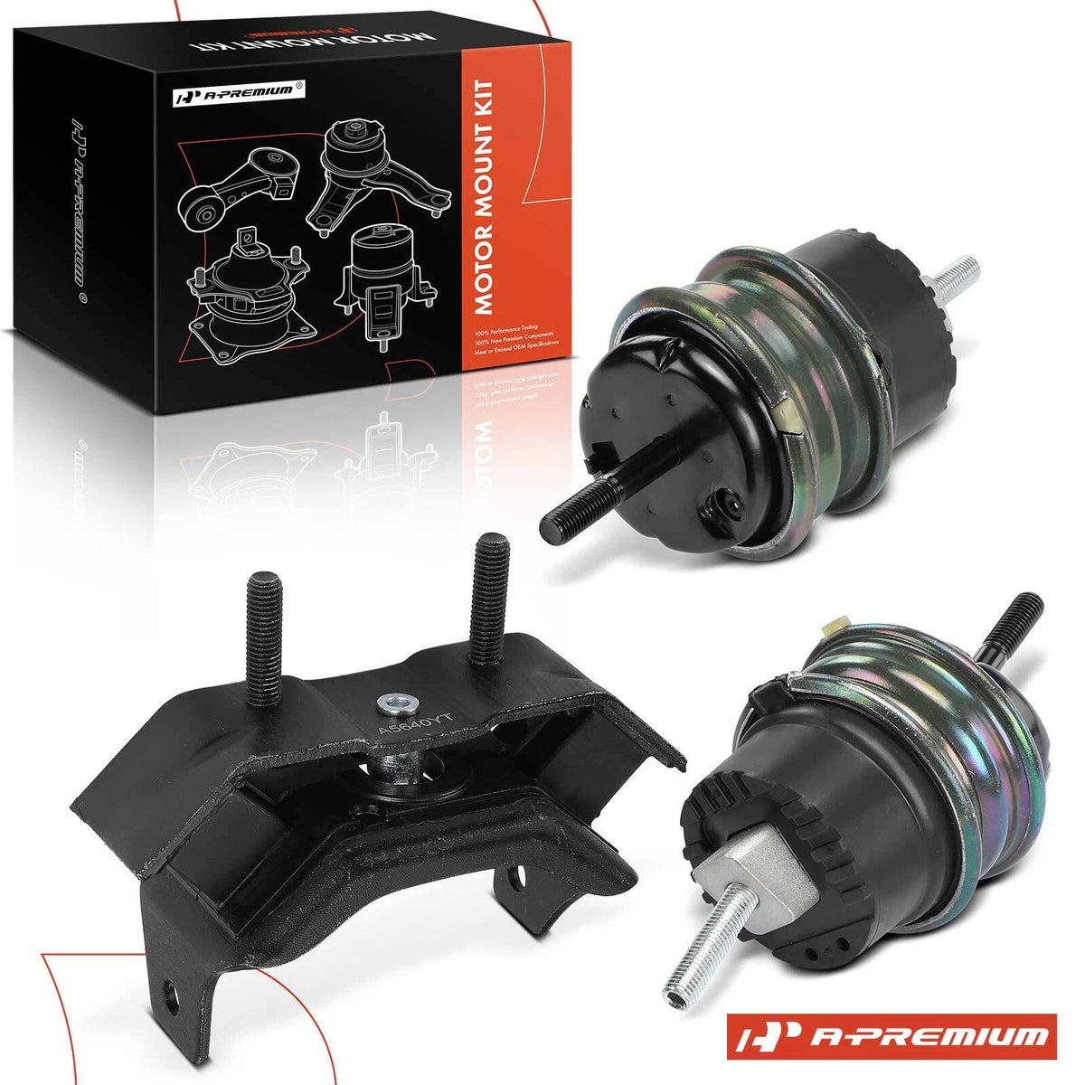 3X Engine Motor & Transmission Mount for Chevy Camaro (2010–2015) 92239456, 92239457, 92241645, 92249010, 92249011, 20952439, A5630, A5640