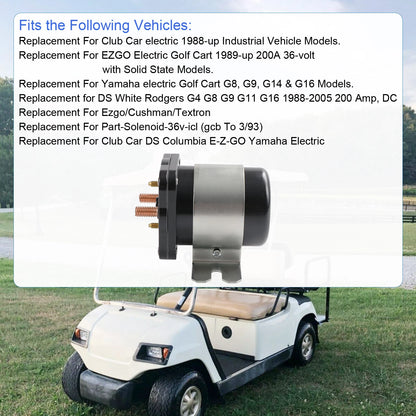 36V Heavy Duty Solenoid for E-Z-GO Electric (1989-UP) 20468-G1 586-117111