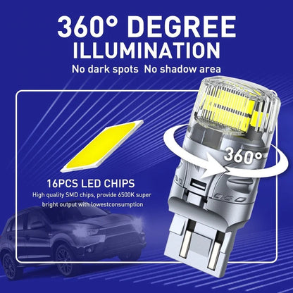 LED 7440 7443 White Blinking Reverse Backup Light Bulb for Honda Acura (–)