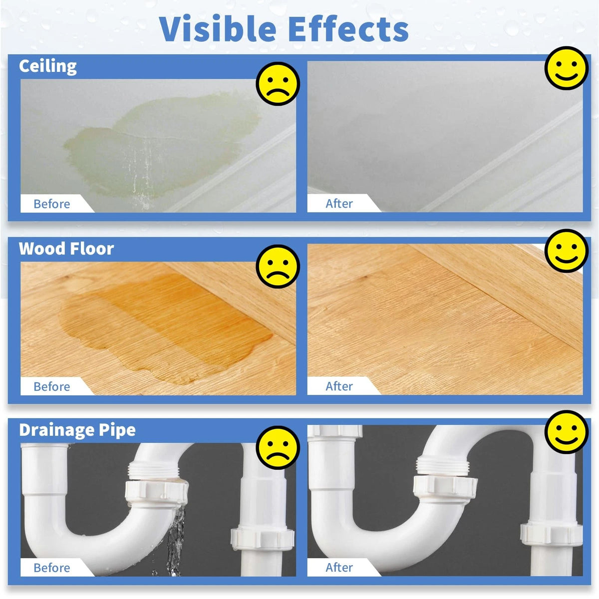 Invisible Waterproof Adhesive for Automotive Repairs