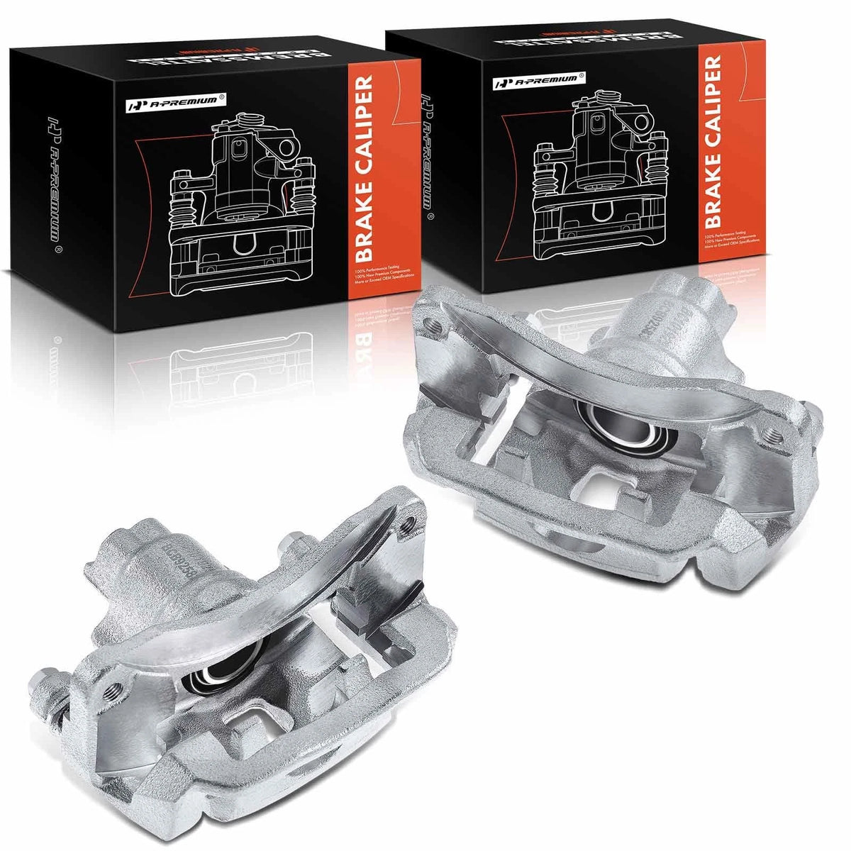 A-Premium Pair Rear Brake Calipers for Subaru Outback Legacy (2000–2004) - 26692AE000, 26692AE010, 19-B2582, 19-B2583, 19-P2582, 19-P2583