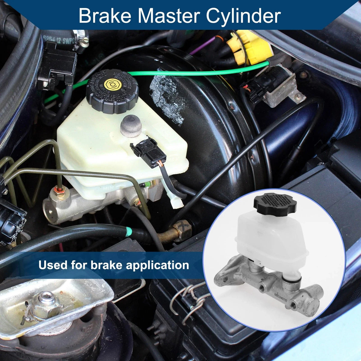 Brake Master Cylinder with Reservoir No. 5851025000 for Hyundai Accent (2000–2005)