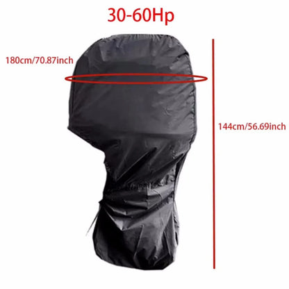 Outboard Motor Engine Cover for Mercury 30-60 HP (Heavy Duty, Black)