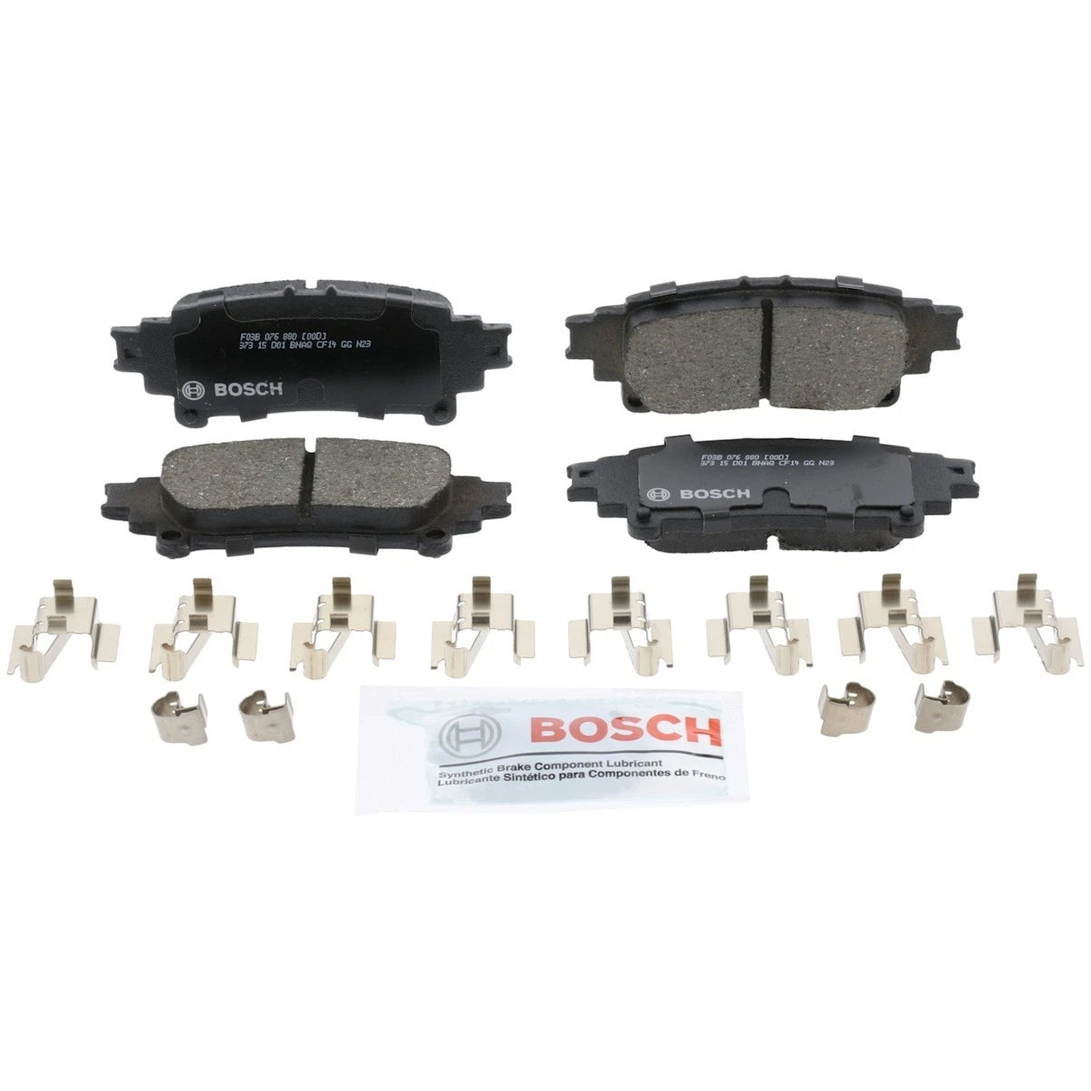 2X Brake Pad Set BC1391 for Toyota Sienna (2010–2019)