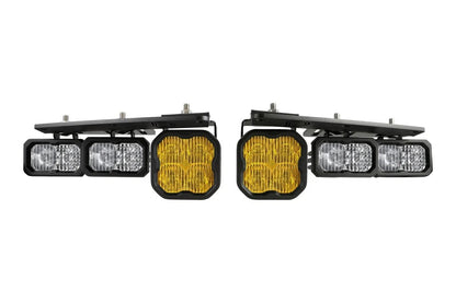 LED Fog Pocket Light Kit Yellow for 2021–2025 Ford Bronco Stage Series Max