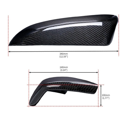 Carbon Fiber Mirror Cover for Toyota Sequoia Tundra (2007–2017)