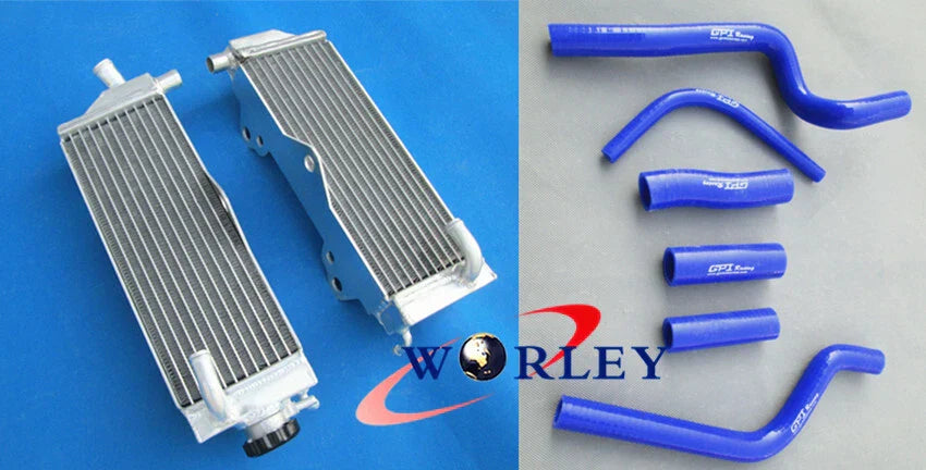 Radiator & Red Hose for Honda CR500 CR500R (1990-2001)