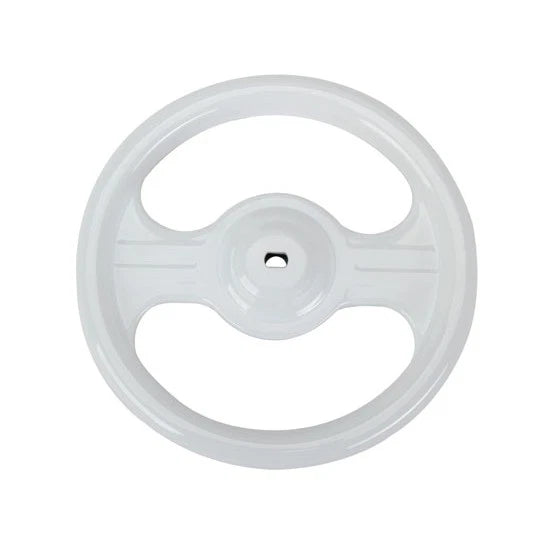 2X Two-Spoke Steering Wheel for Murray Pedal Car (91805208-WHT)