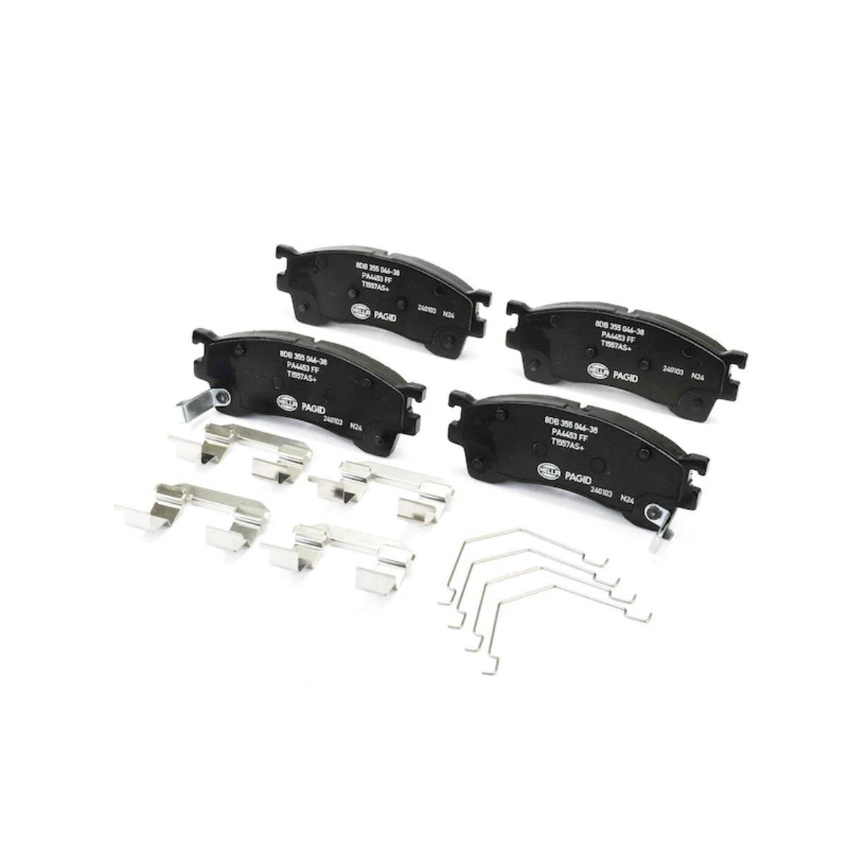 Set of 4 Brake Pad Sets for Mazda 626 MX-6 (1993–2002) SET-H57355046381-B