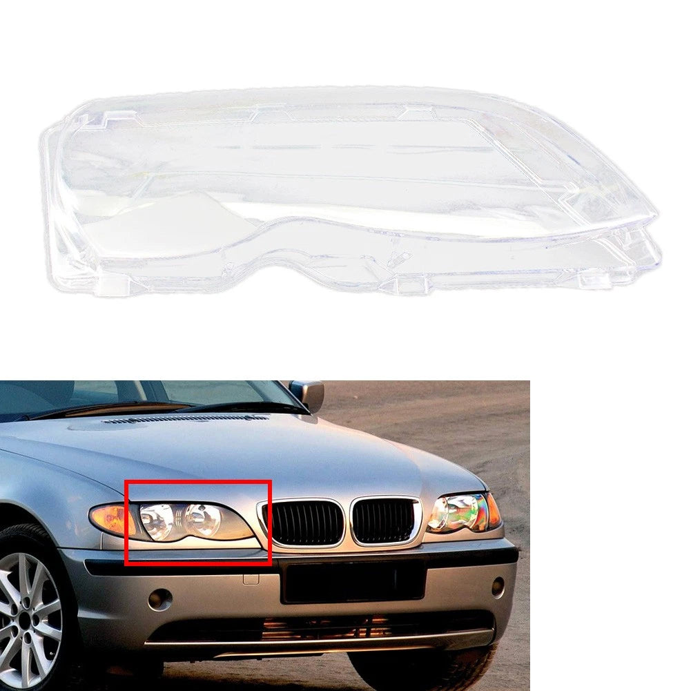 Transparent Headlight Cover for BMW 3 Series E46 (2002–2005) Right