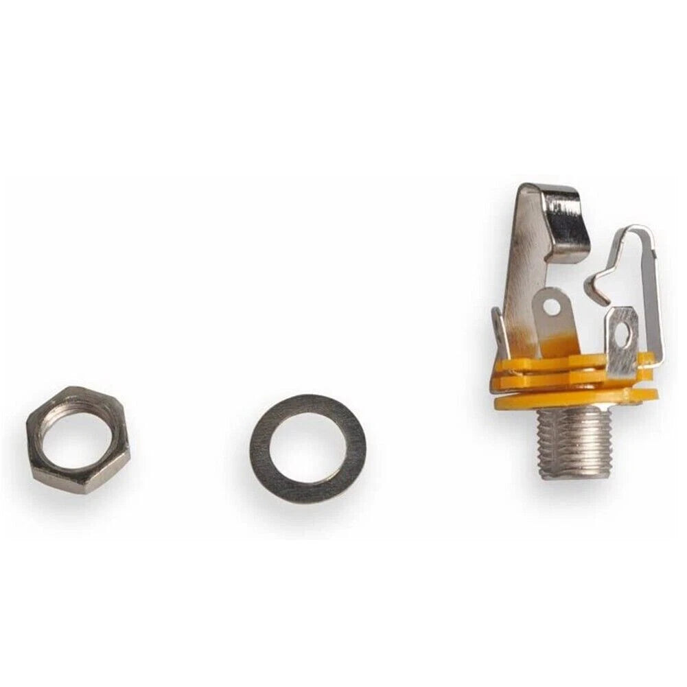 20Pcs 1/4" Stereo Socket Jack Female Connector for Panel Mount