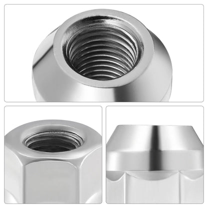 Chrome Acorn Wheel Lug Nuts for Chevrolet Malibu Caprice (20-Pack 7/16-20)