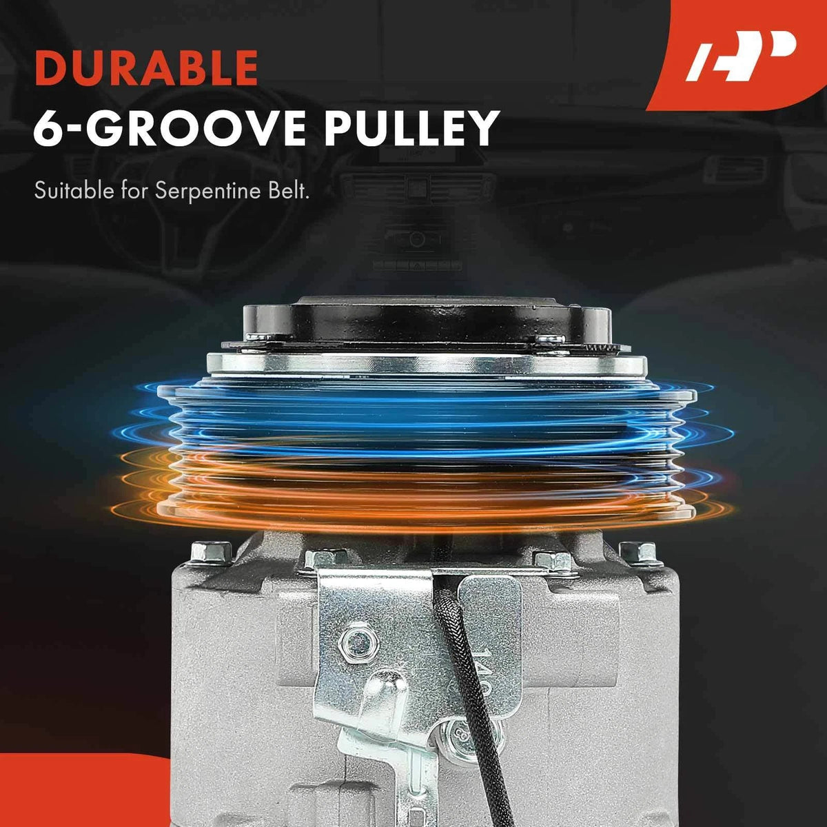 A/C Compressor with Clutch for Jeep Renegade Fiat 500X (2015–2023)