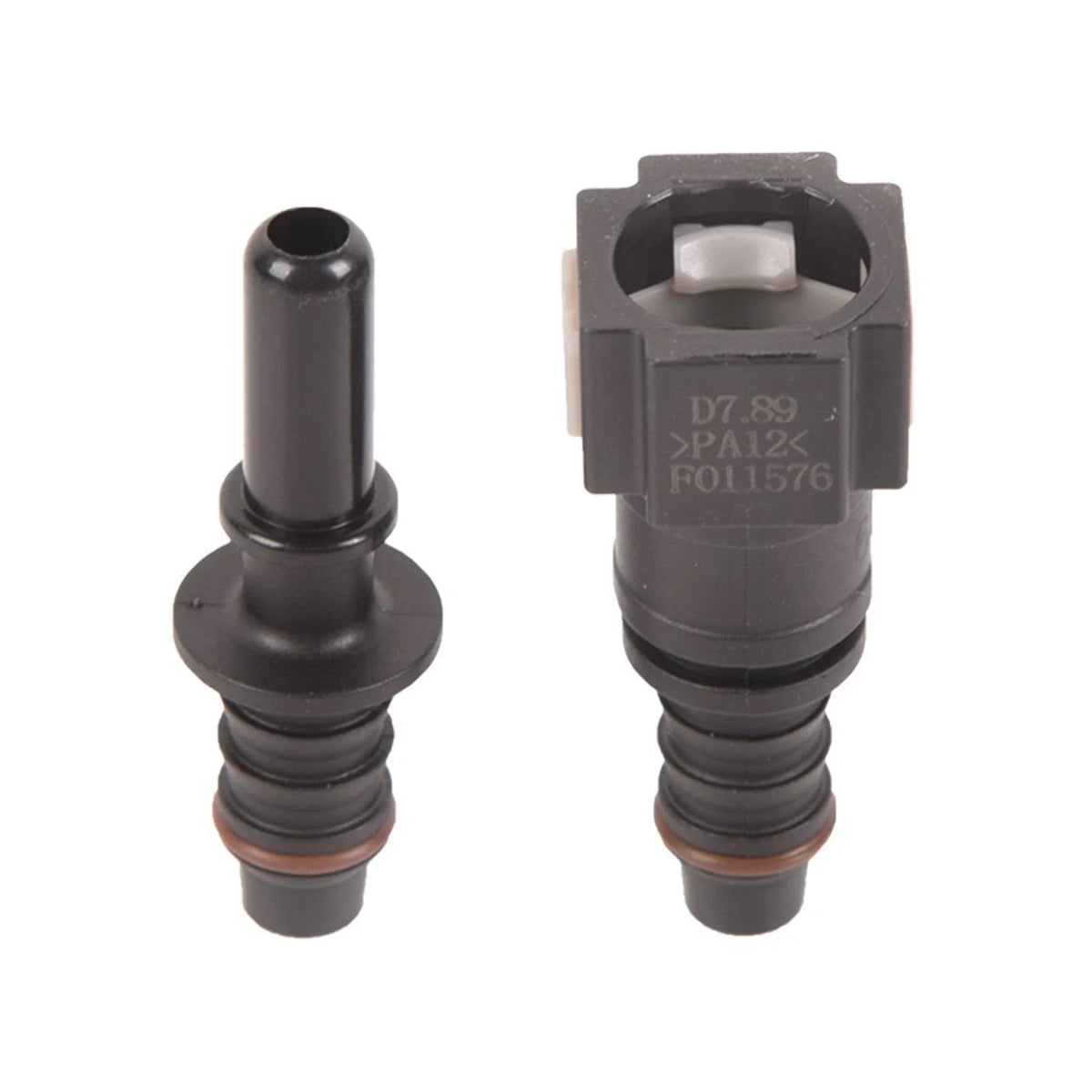 Straight Nylon Fuel Line Hose Connector for SAE 5/16 (8mm) Vehicles
