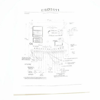 Electronic Engine Speed Controller for Generator (Genset)