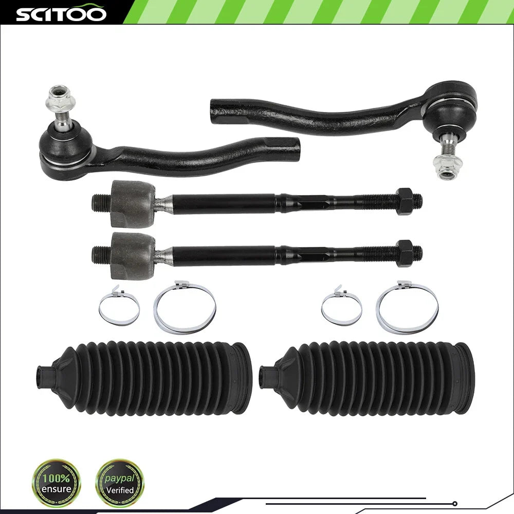 Set of 6 Tie Rod End Links for Nissan Micra (2015–2019)