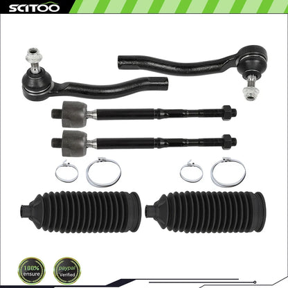 Set of 6 Tie Rod End Links for Nissan Micra (2015–2019)