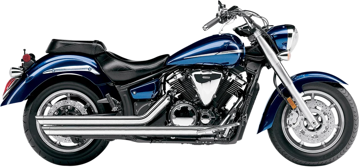 Cobra Speedster Slashdown Exhaust for Yamaha V-Star 1300 (2007–2013) Chrome