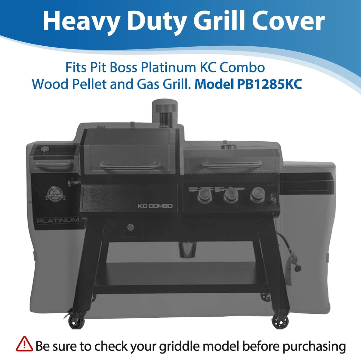 Grill Cover for Pit Boss Platinum KC Combo Wood Pellet & Gas (2019–2023)