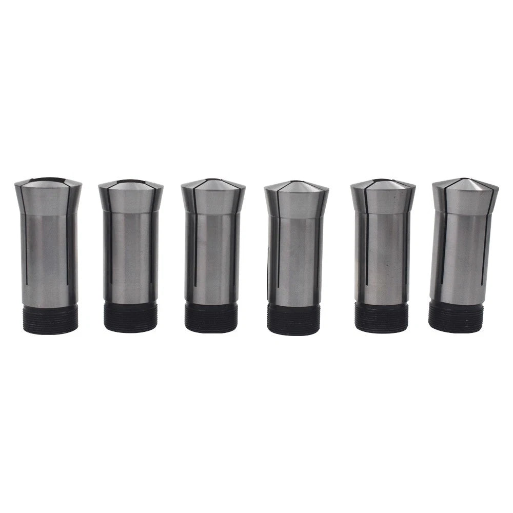 6 Pcs 5C Square Collets Set for Precision Machining (1/4, 5/16, 3/8, 1/2, 5/8, 3/4)