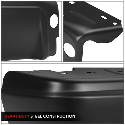 Rear Bumper Ends for Ford F-250 SD (2008–2016) w/o Sensor Holes, Black