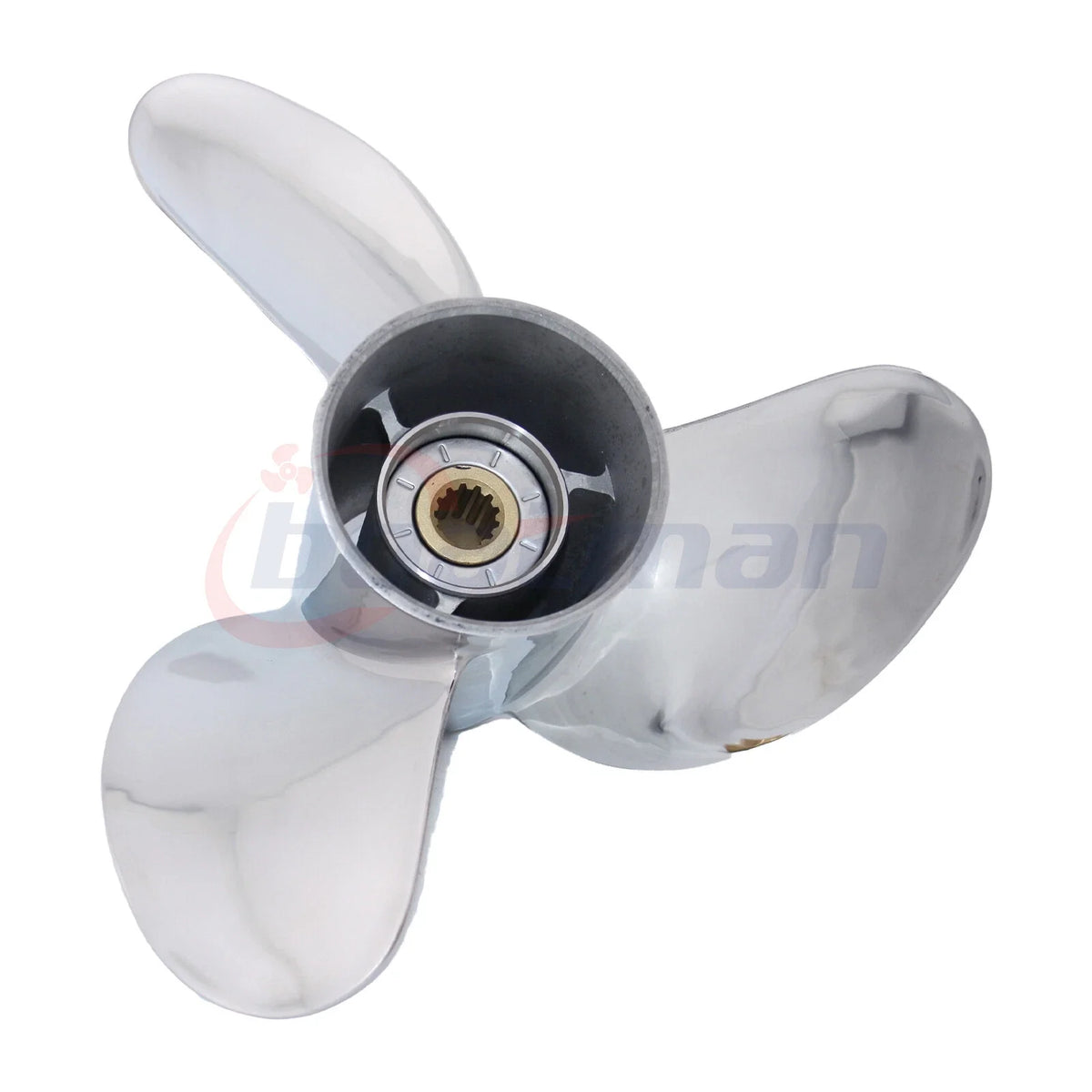 Outboard Propeller 13 7/8x19 for Yamaha 50-115HP (Stainless, Hardware Kits)