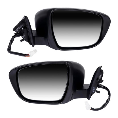 2X Heated Door Mirrors w/ Signal L + R for Nissan Rogue (2014–2017)