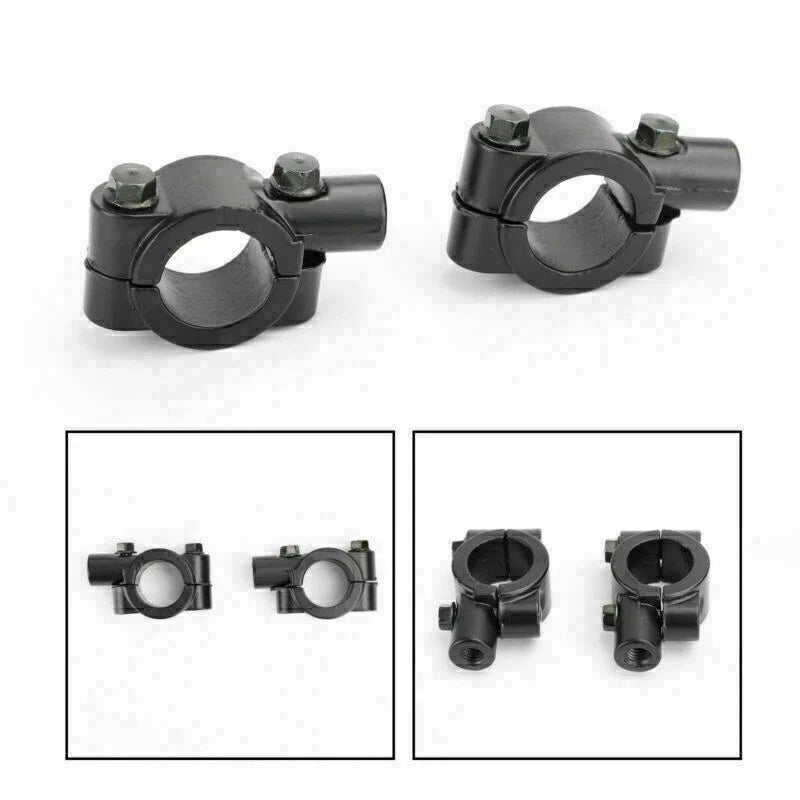 7/8" Bar Mirror Mount Holder Clamp Adaptor for Universal Motorcycle (T9)