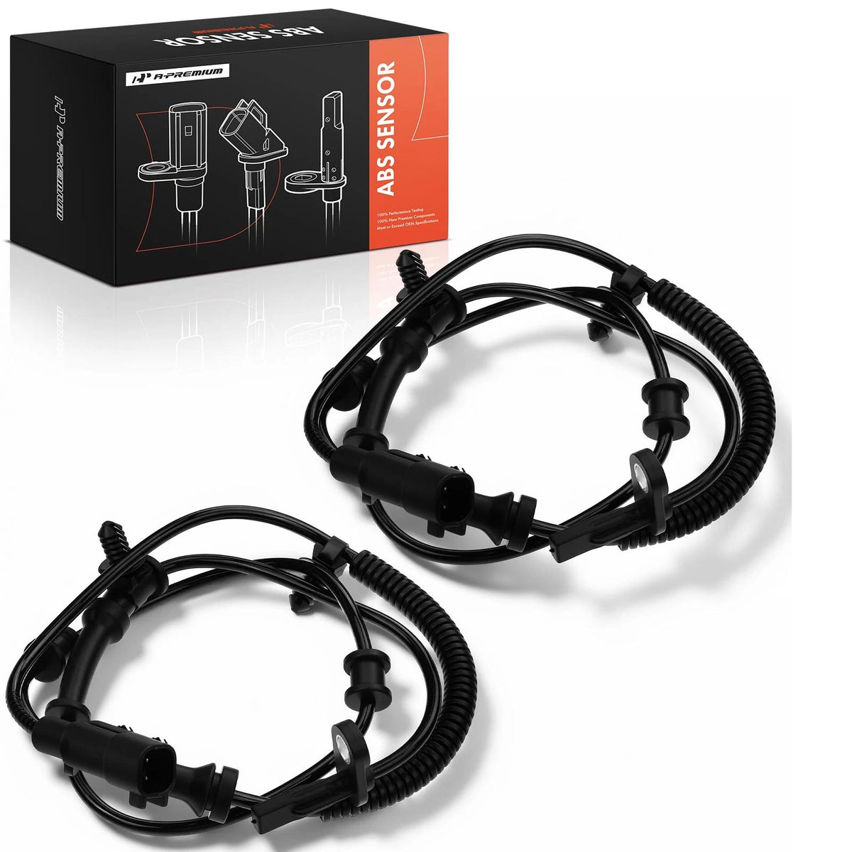 2X ABS Wheel Speed Sensor for Jeep Grand Cherokee (2011–2014) 56029447AF, 56029447AE, 4779977AC, 4779977AA, ALS2059