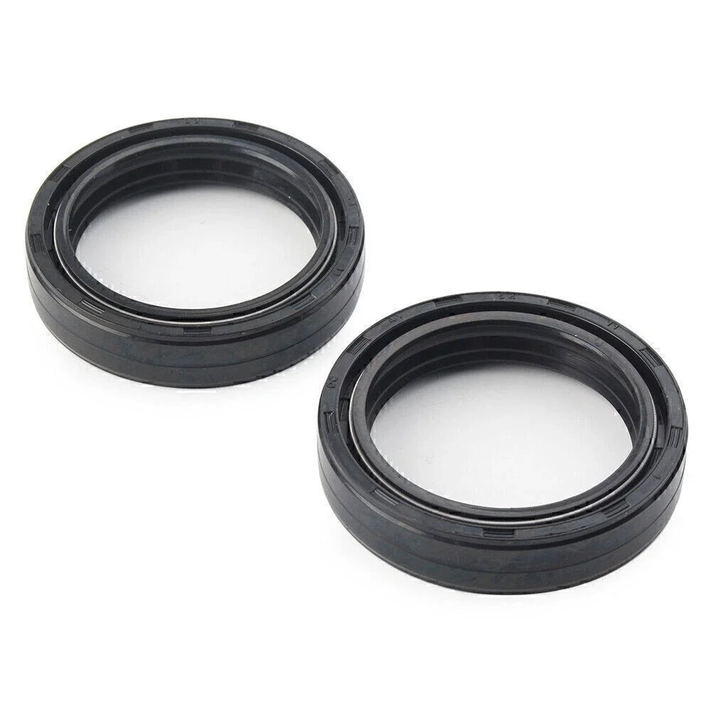 2X Front Fork Damper Shock Absorber Oil Seals for Cycle (41X52.2-11MM)