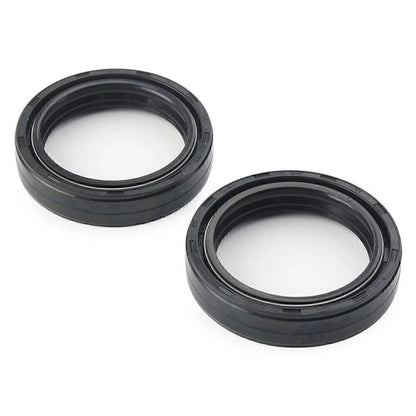2X Front Fork Damper Shock Absorber Oil Seals for Cycle (41X52.2-11MM)