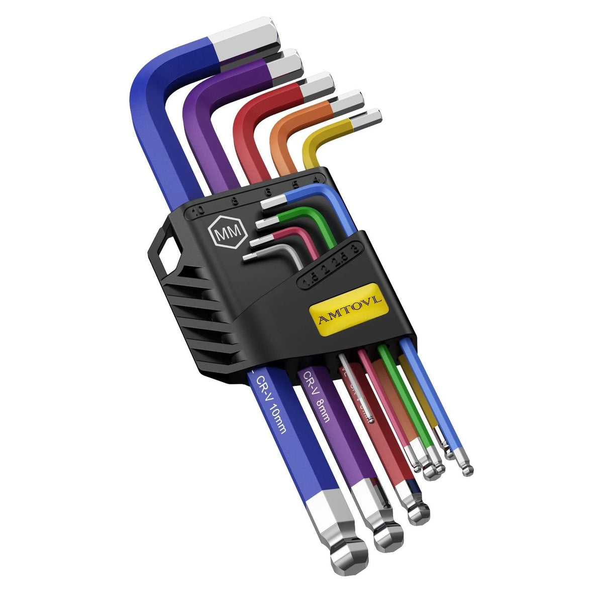 9-Piece Hex Key Set for Metric Applications
