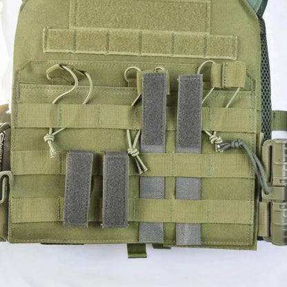 Molle Patch Panel Straps for Tactical Patches Display Board (3" X 1", Black)