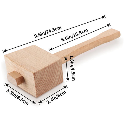 9.6" Wooden Mallet for Sanbege (No Part Numbers)