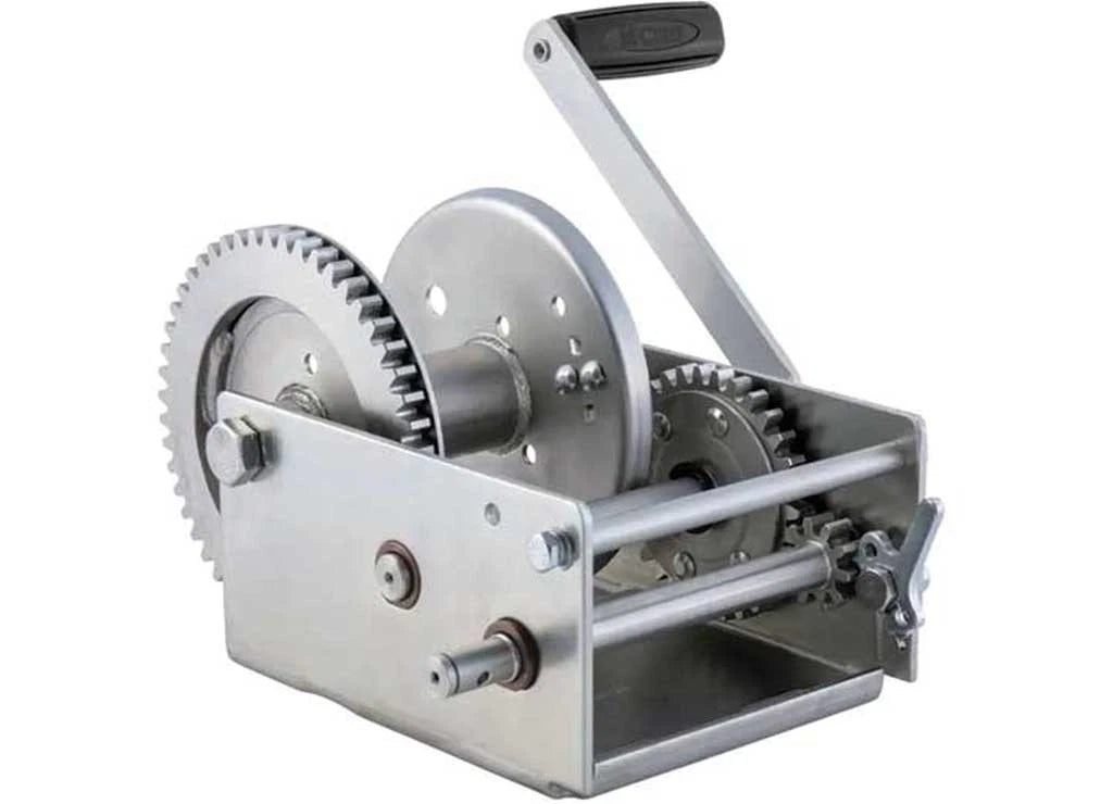2X Hand-Crank Winch for Curt 29538 (3,800Lb, 15.8:1 Gear Ratio)
